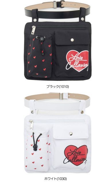 お買い得特価商品。 キャロウェイ ラブキャロウェイ ウエストポーチ付きベルト C25192207 レディース ゴルフ 帽子 ゴルフ 2025春夏モデル Callaway 日本正規品 ND