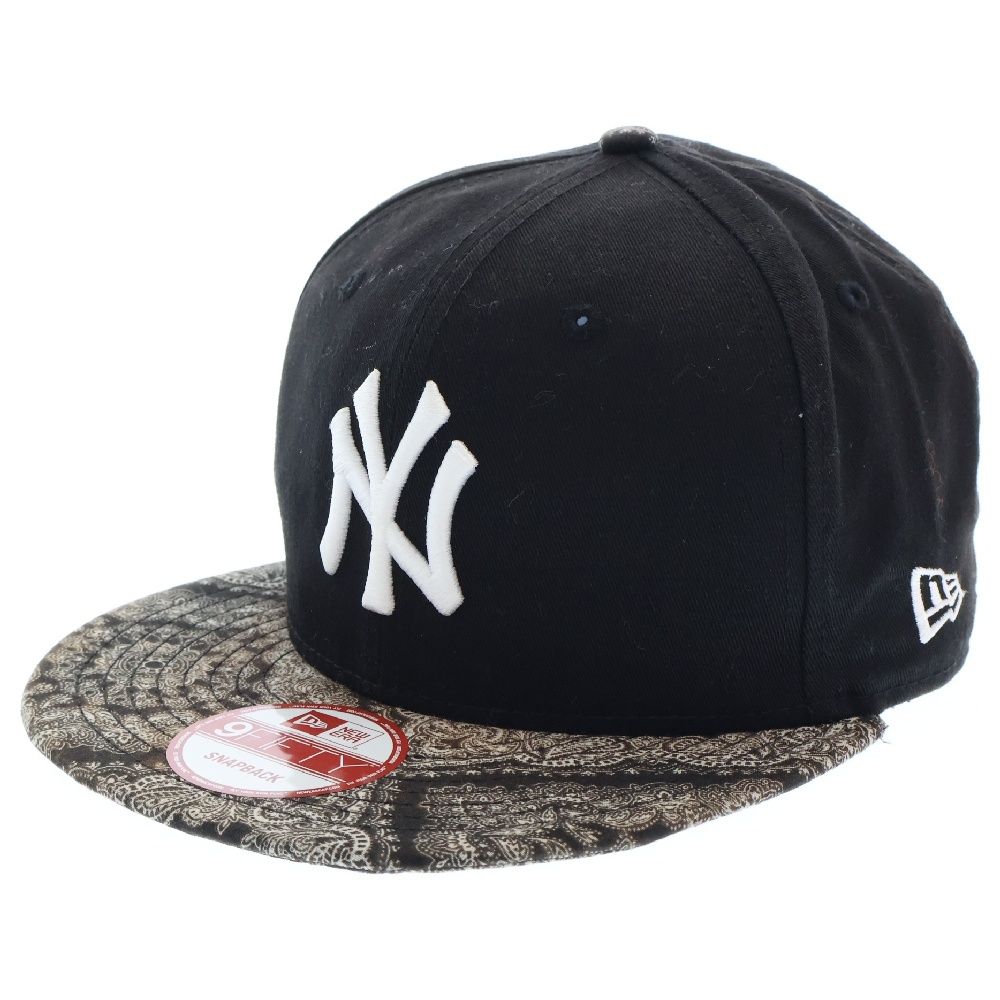 NEW ERA (ニューエラ) 9FIFTY SNAP BACK ニューヨークヤンキース ペイズリーキャップ 帽子 ブラック