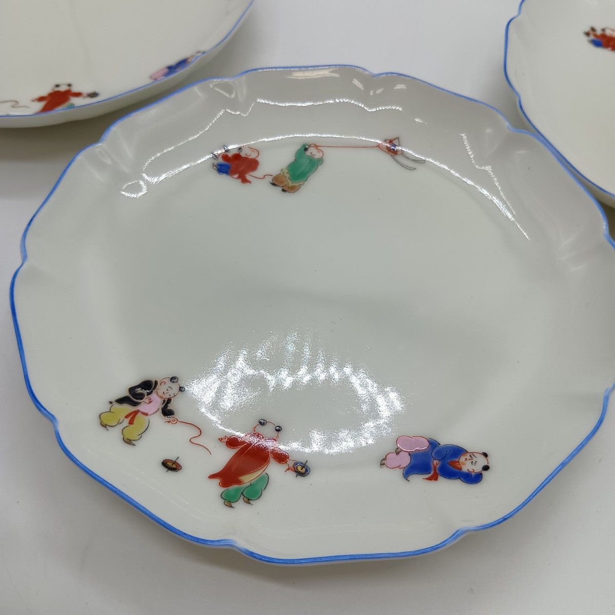 深川製磁 ひめ丸紋お子様揃 食器セット 有田焼 お食い初め ひめ丸紋