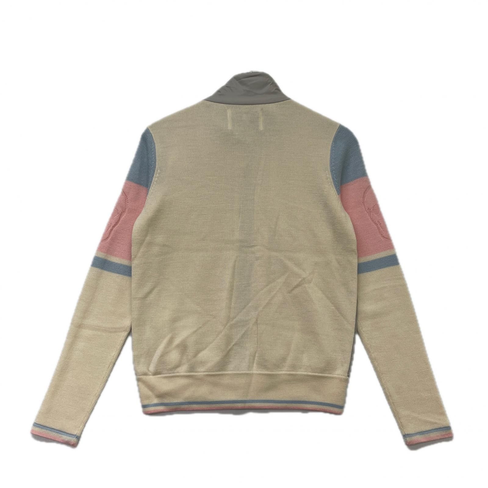 レディース マークアンドロナ MARK-LONA ニットアウター M グレー系 ブルゾン スカルロゴ