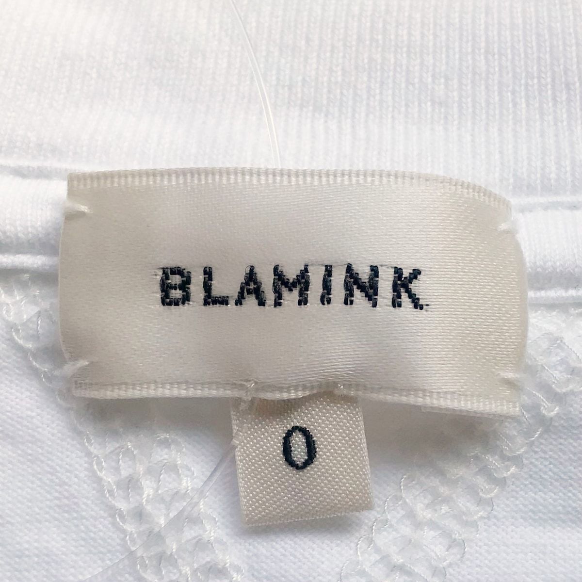 BLAMINK(ブラミンク) 半袖Tシャツ サイズ0 XS レディース美品  - 白 クルーネック