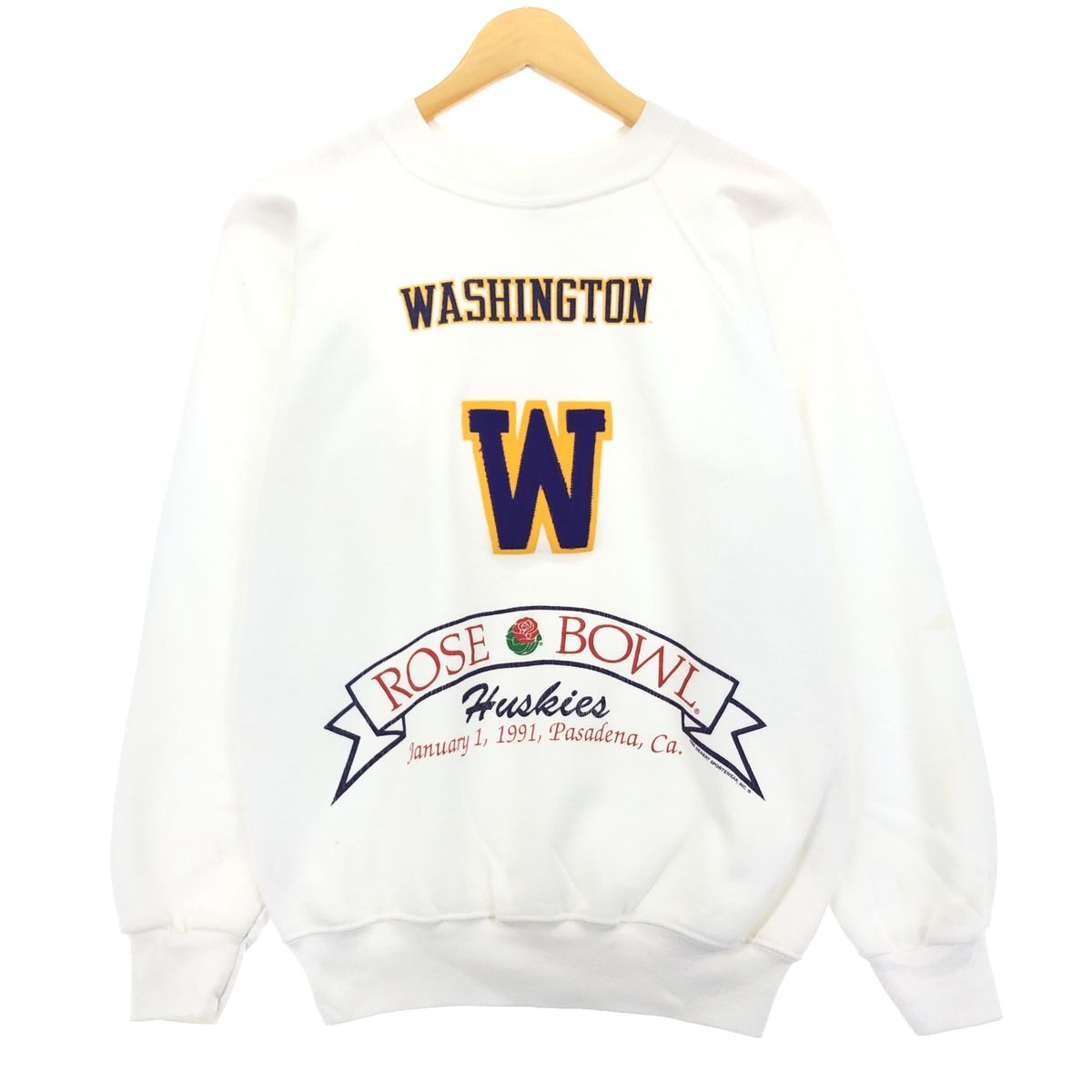古着 90年代 ヘインズ Hanes WASHINGTON ワシントン大学 ROSE BOWL 