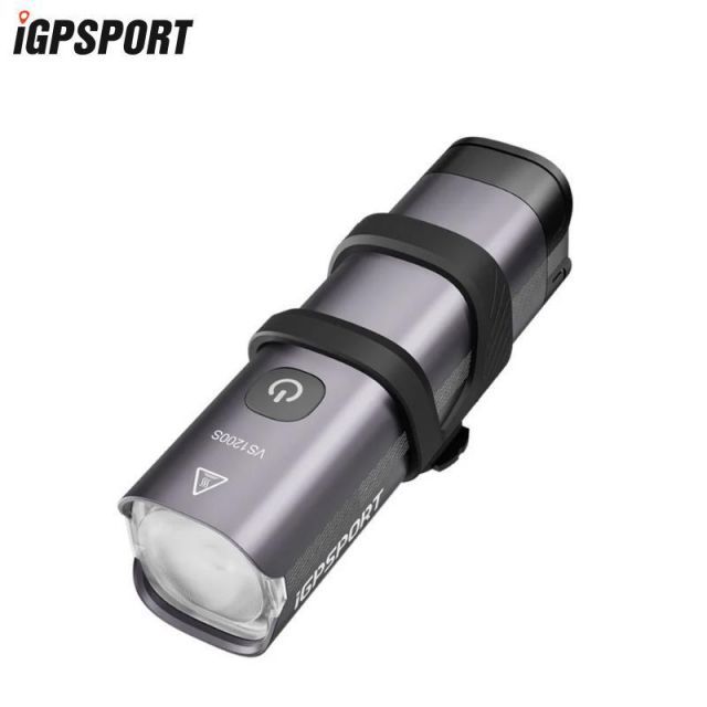 iGPSPORT アイジーピースポーツ 高品質スマートバイクフロントライト VS1200S M83付属