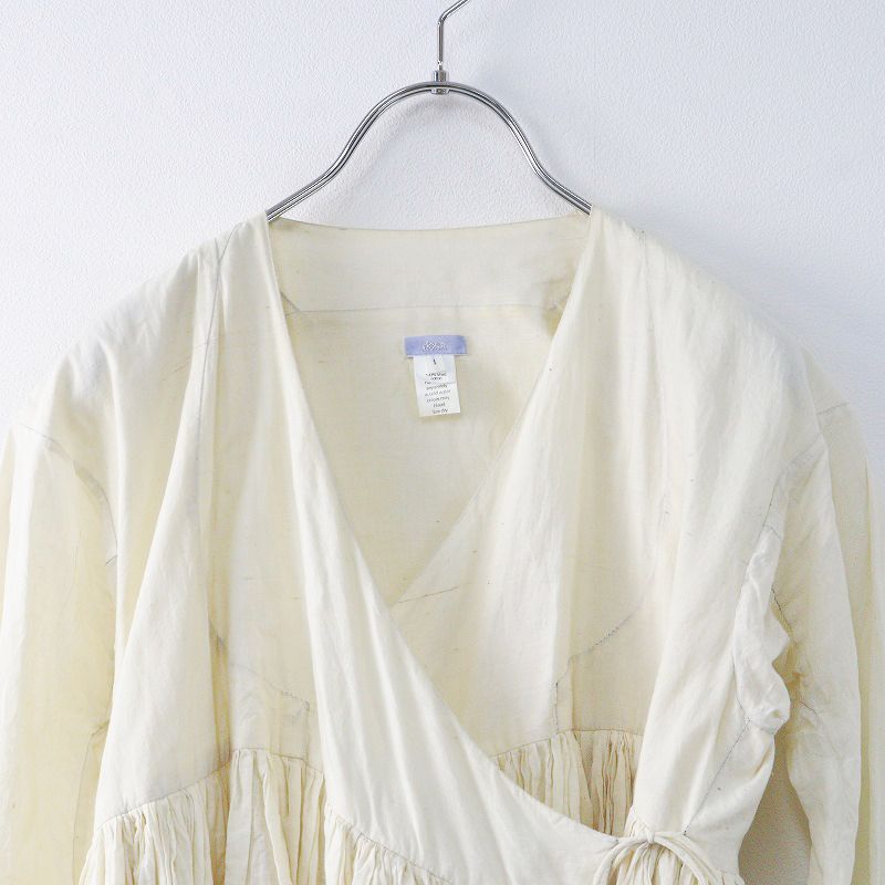 dosa カシュクール コットン ラバリ ジャケット ホワイト レディース ドーサ【中古】5-0827M∞ dosa カシュクール コットン ラバリ ジャケット ホワイト レディース