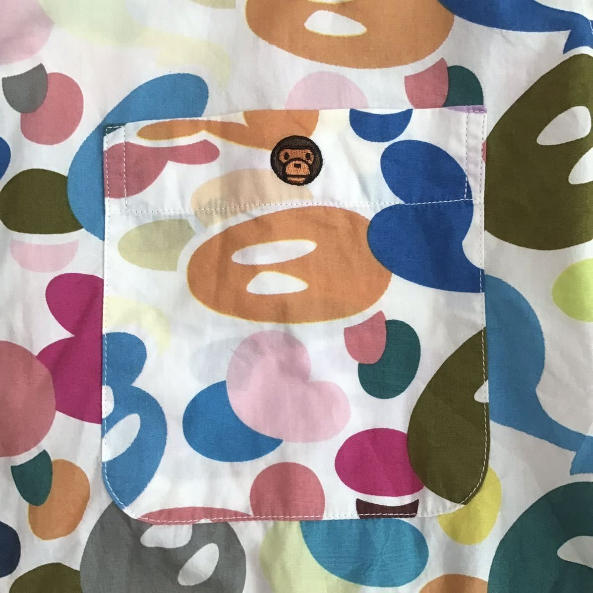 A BATHING APE NIGO期 マルチカモ 半袖シャツ XL