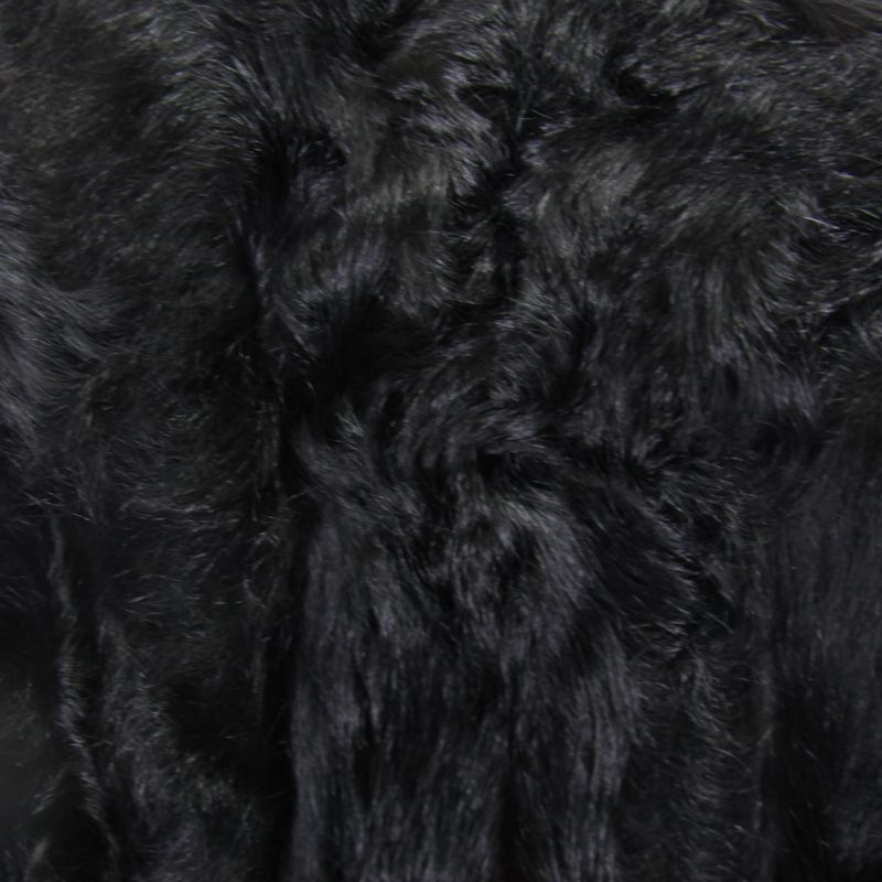 チベットラム毛皮 付き 中綿 シルクジャケット 毛皮 チッキャンラム 羊