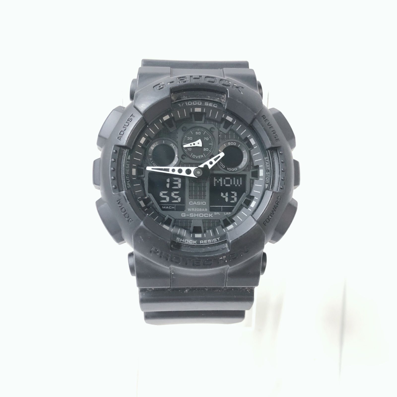 CASIO G-SHOCK GA-100 可動品 電池交換済 ブラック