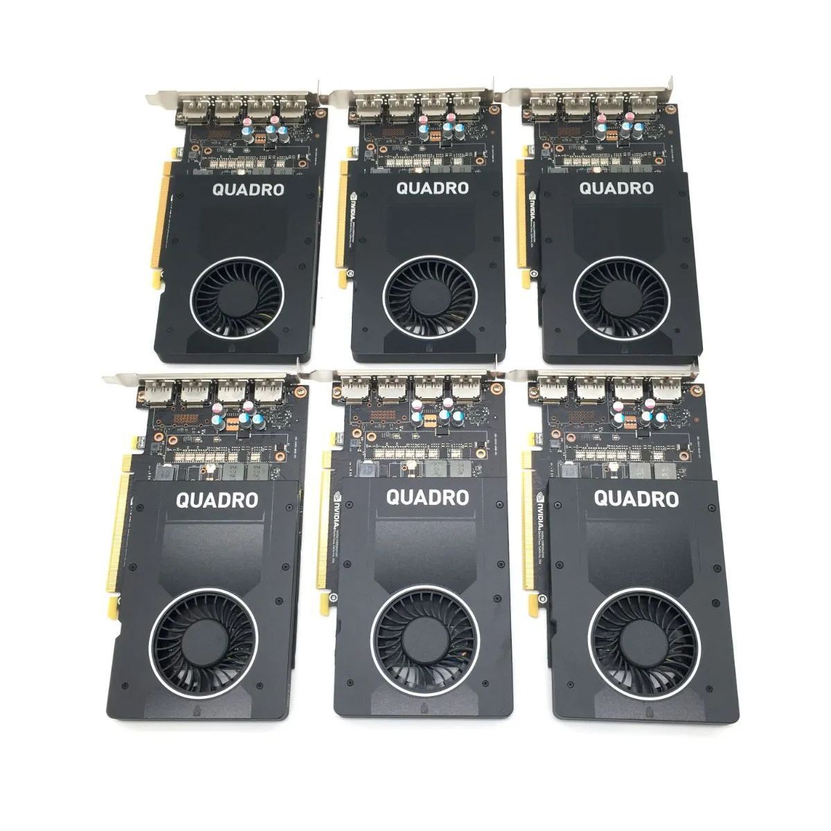 6個セット NVIDIA Quadro P2200 5GB GDDR5X 4画面表示