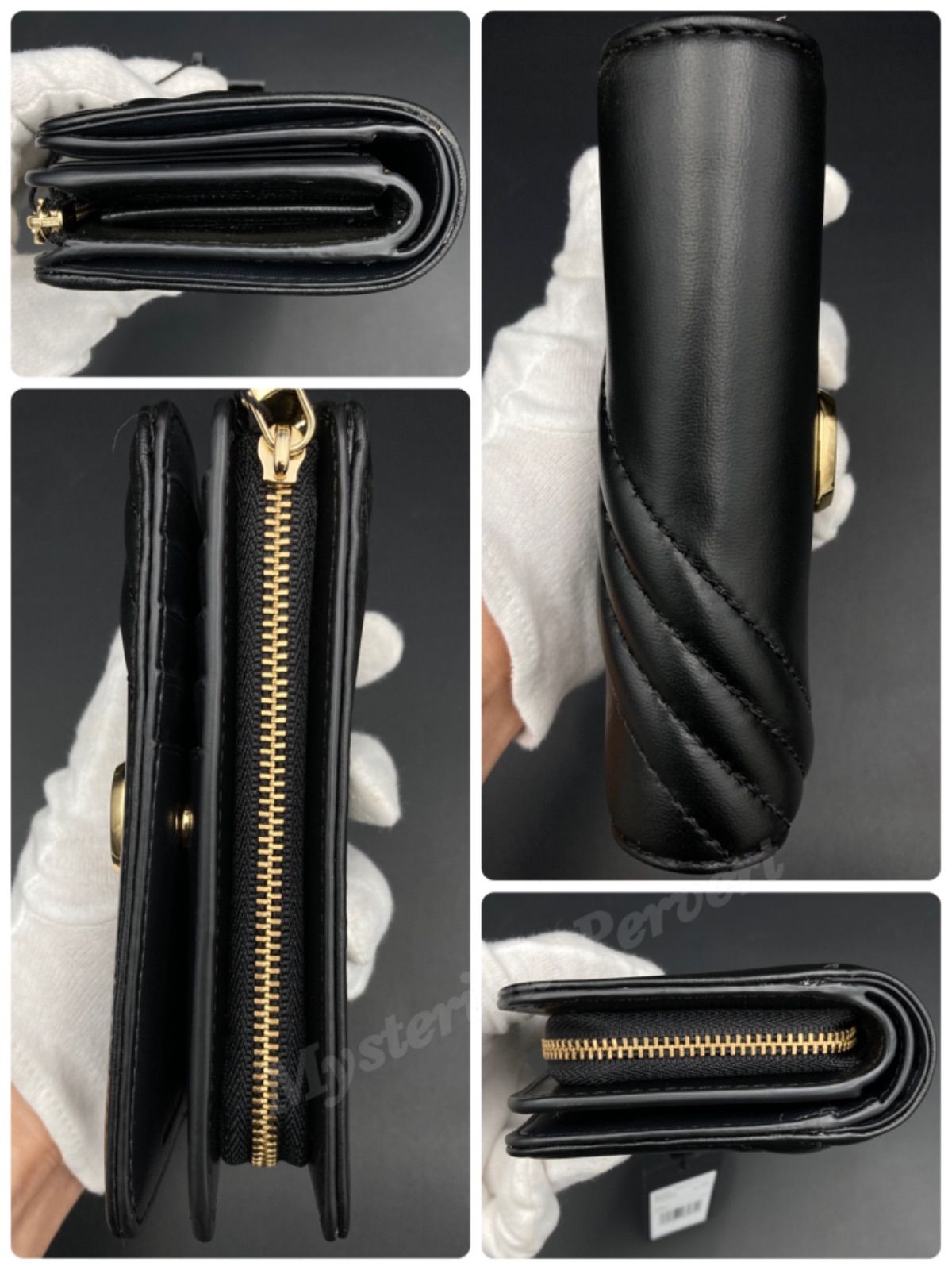 036)Marc Jacobs マークジェイコブス ザ グラム 二つ折り 財布