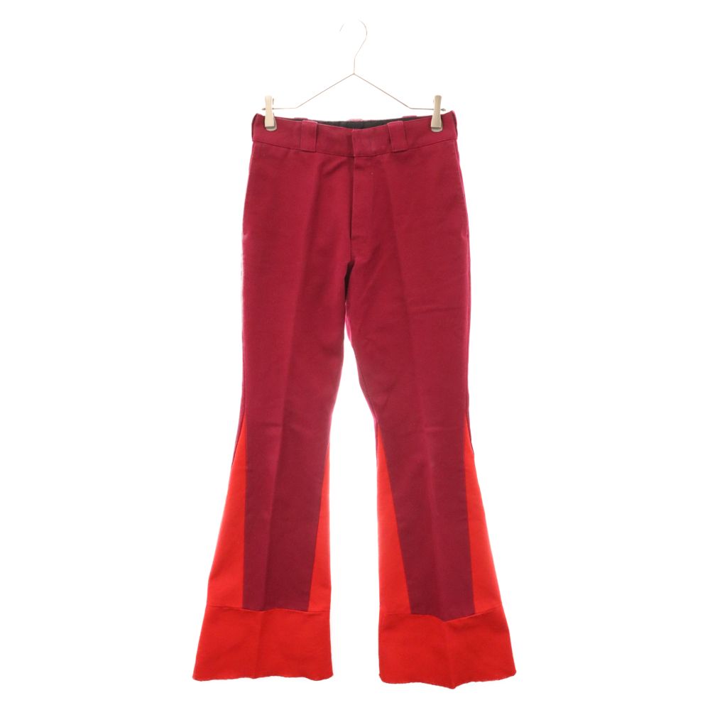 RAF SIMONS (ラフシモンズ) 21SS パネル切り替え フレアスラックス 