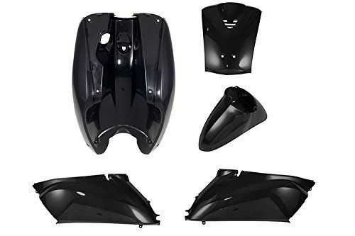 塗装済み ホンダ カウル 黒 トゥデイ トゥデイ ブラック AF61 5点セット 純正タイプ外装セット 304315 バイクパーツセンター