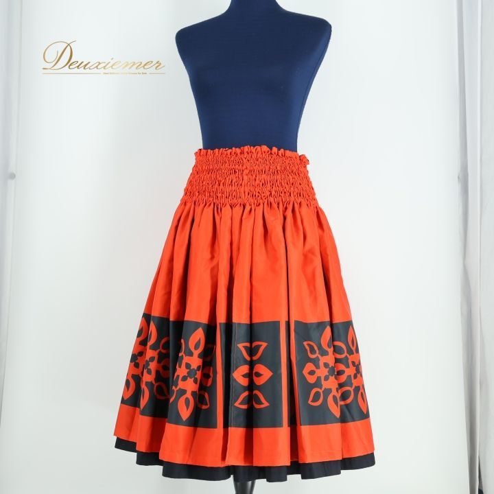 【日本製 フラダンス衣装】レッド Hula Ku ワンピース 赤 黒 花柄 ② 楽天市場】【既成品】5分丈袖 フラダンスドレス 赤 レッド