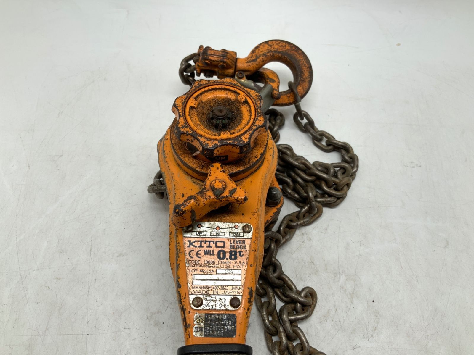 KITO チェーンブロック レバーブロック イーグルクランプ