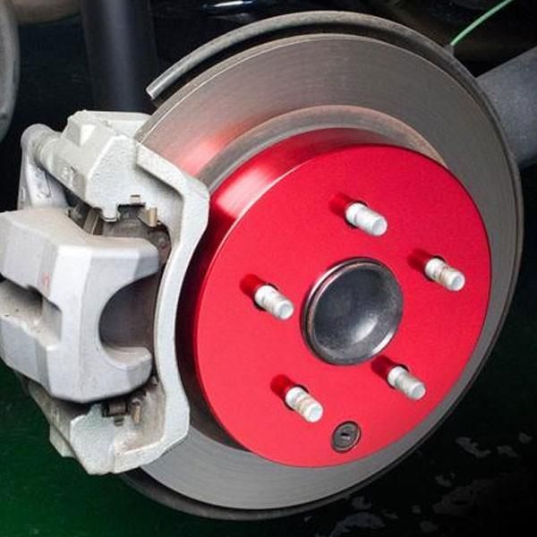 ブレーキカバー アルファード GGH30W GGH35W 後期用 リア ブレーキハブカバー 1台分 2枚セット レッド HCT-046 mars 日本製