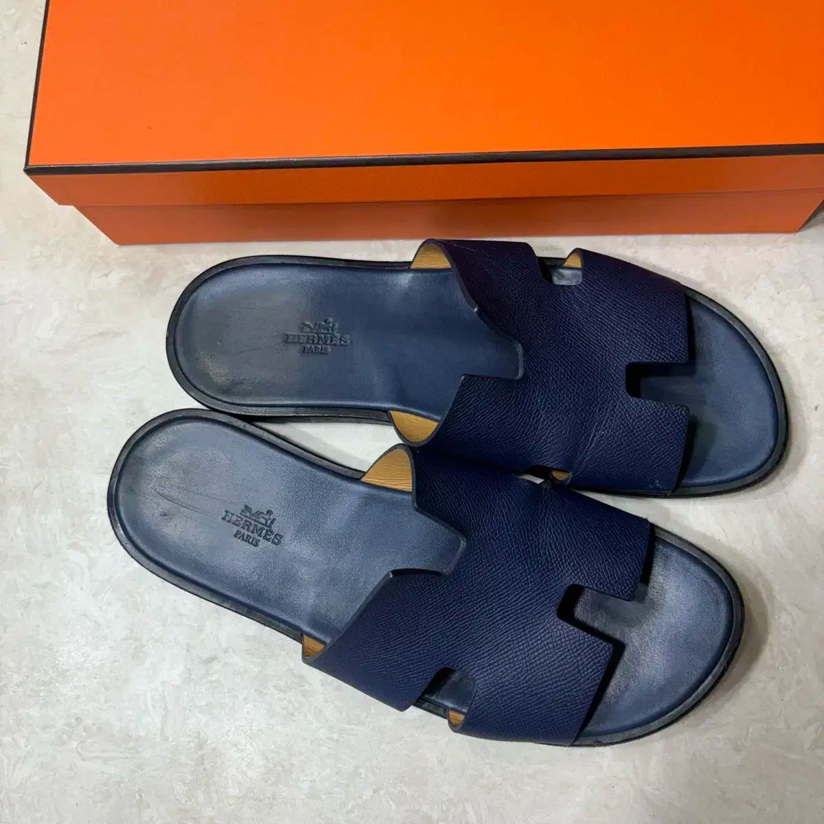 HERMES エルメス イズミール サンダル スリッパ 46サイズ 27cm 美品  