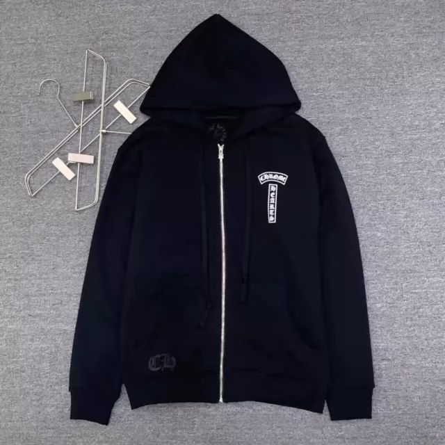 Chrome Hearts クロムハーツ ロゴジップパーカー ブラック 男女兼用