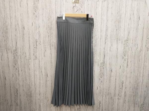 THE SINZONE ザ シンゾーン ロング プリーツスカート グレー 裏地無し サイズ34 23SMSSK02
