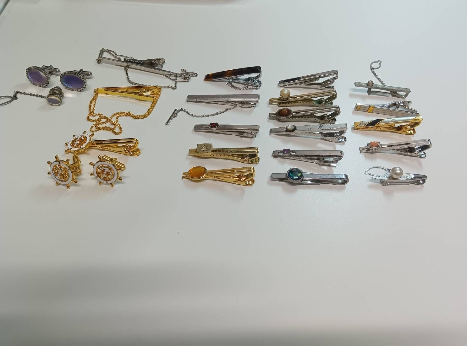 ネクタイピン＆カフスボタン 21点セット - メルカリ