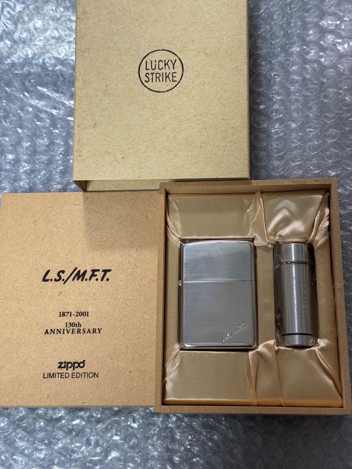 【限定品】ジッポライター LUCKY STRIKE 130th zippo LUCKY STRIKE 130th ANNIVERSARY 限定品 ラッキーストライク