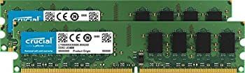 【中古】(非常に良い)Crucial CT2CP12864AA800 2GB (1GBx2) 240-pin DIMM DDR2 PC2-6400 Memory Module [並行輸入品]