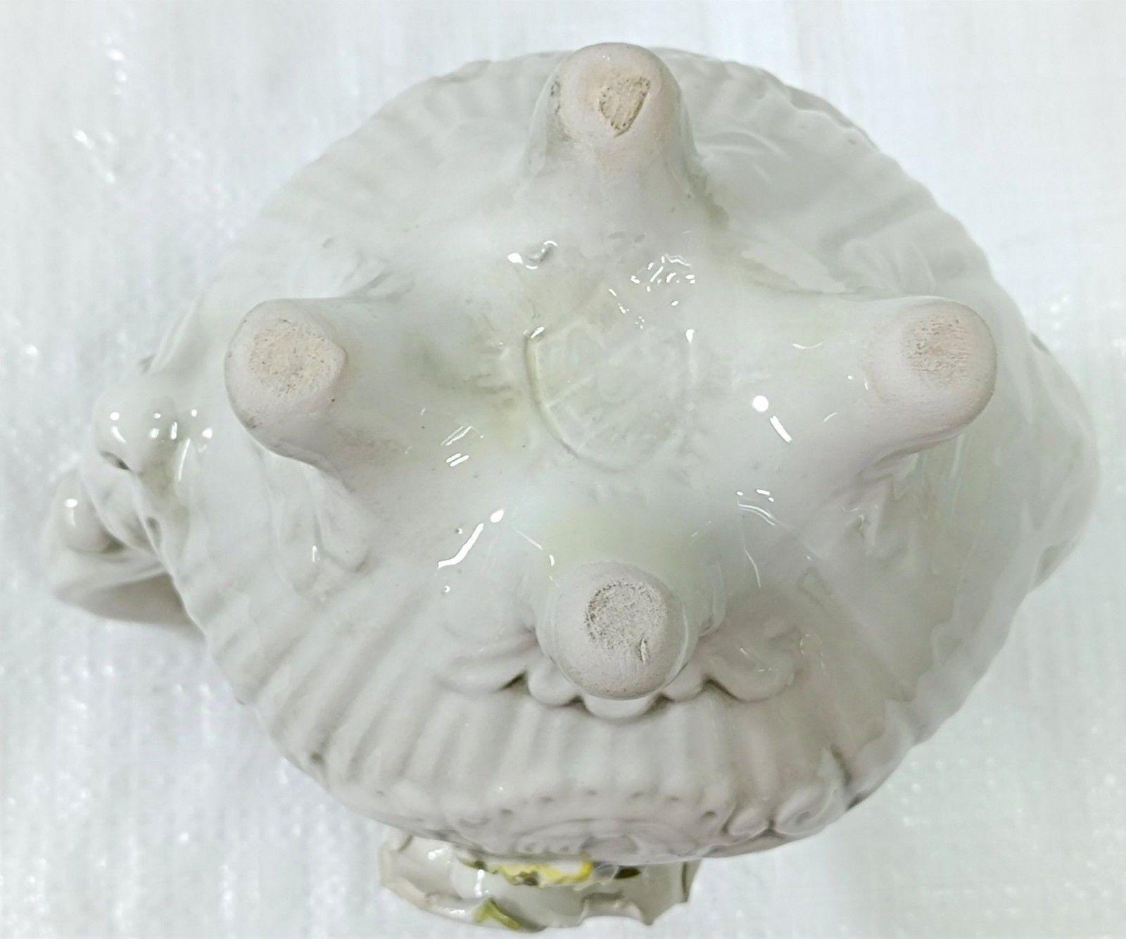 ヴィンテージ　水差し　陶器　大型 ヴィンテージ イタリア製 1950年代 カポディモンテ 陶器製