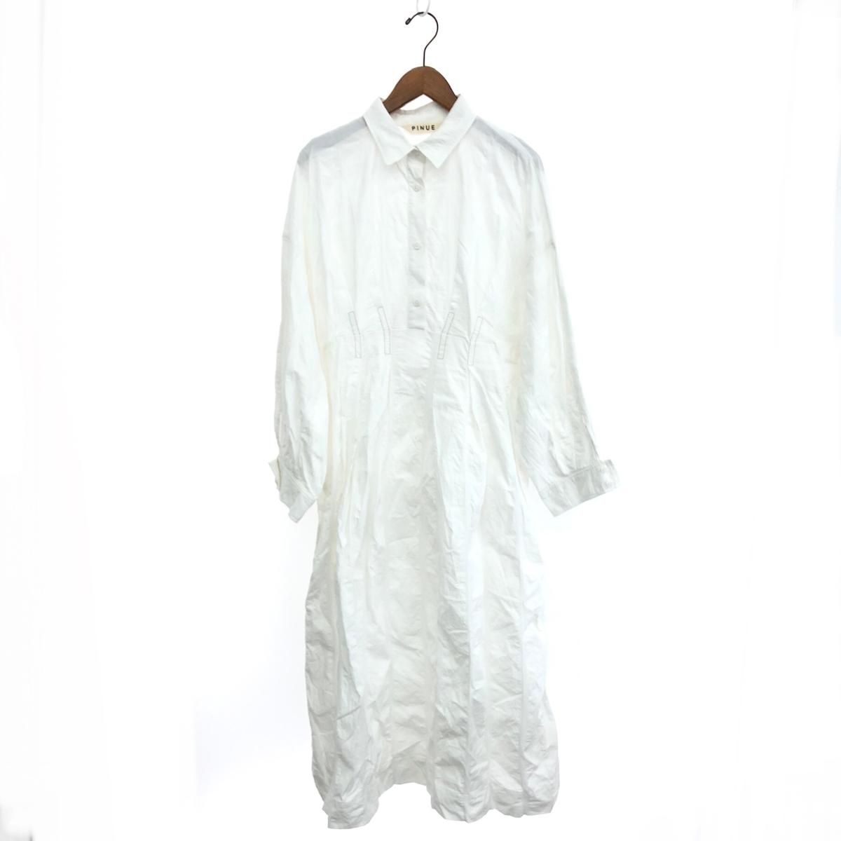 PINUE ピヌエ タックステッチワンピース サイズ:M シャツワンピ PINUE ピヌエ タックステッチワンピース サイズ:M シャツワンピ