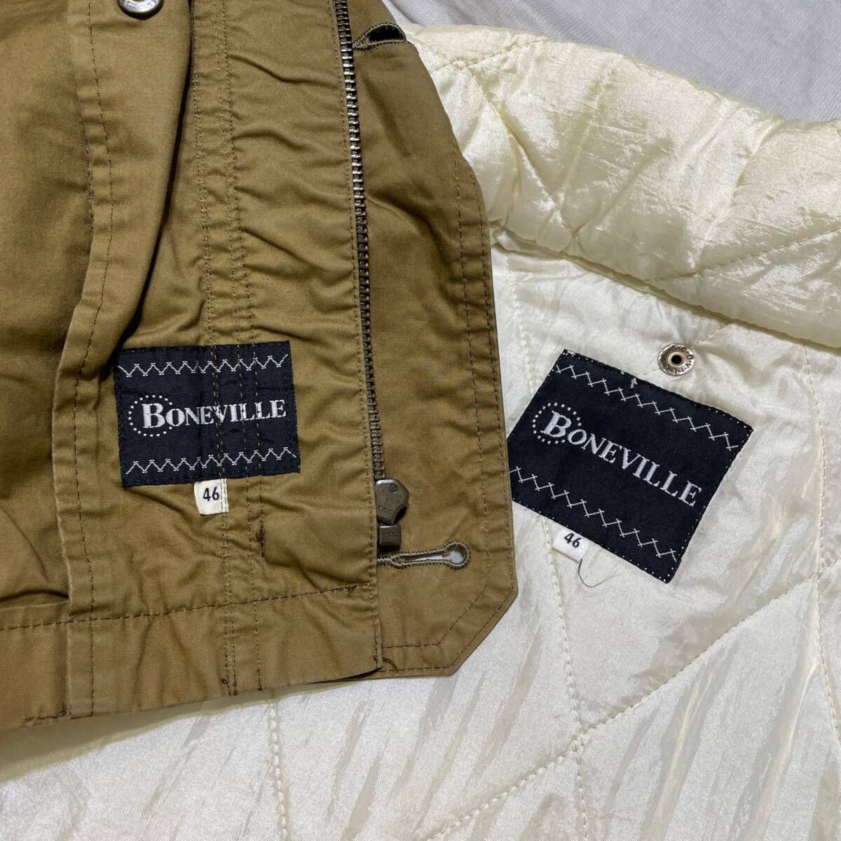 BONEVILLE flight jacketライナー付きフライトジャケット サイズ