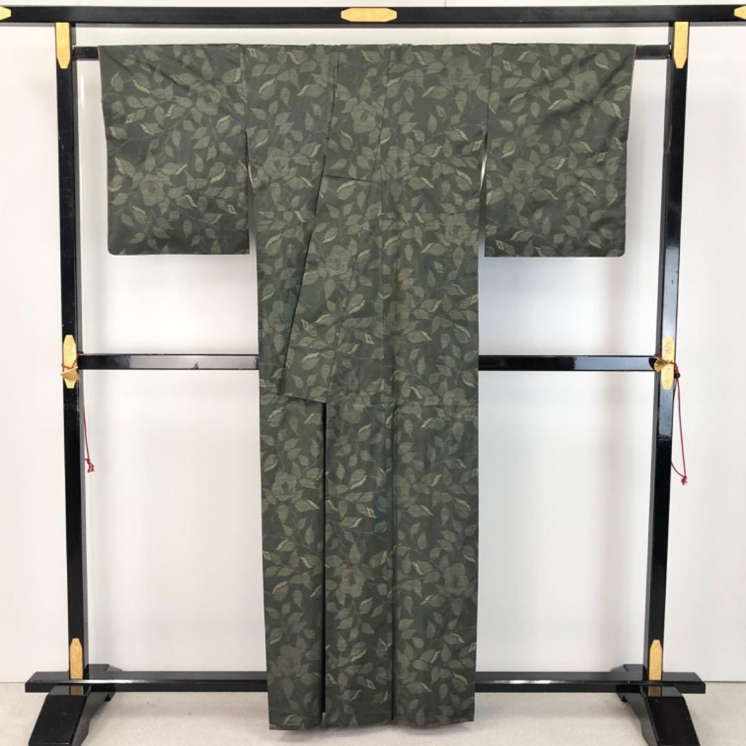 大島紬　着物　花柄　証紙付 楽天市場】【新古品】 本場大島紬 着物 大島紬 未使用 正絹 袷