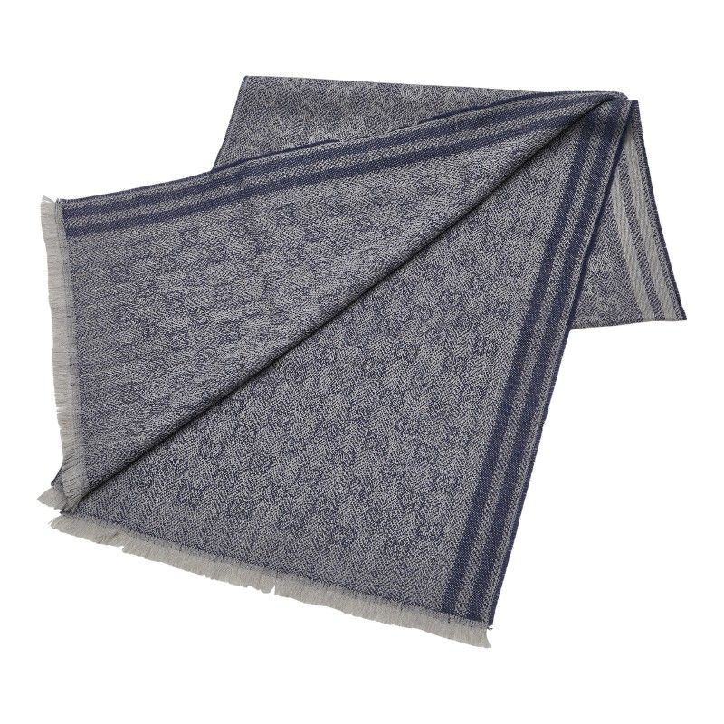 グッチ GGウール ベージュ ネイビー ウール レディース GUCCI 1-0234414