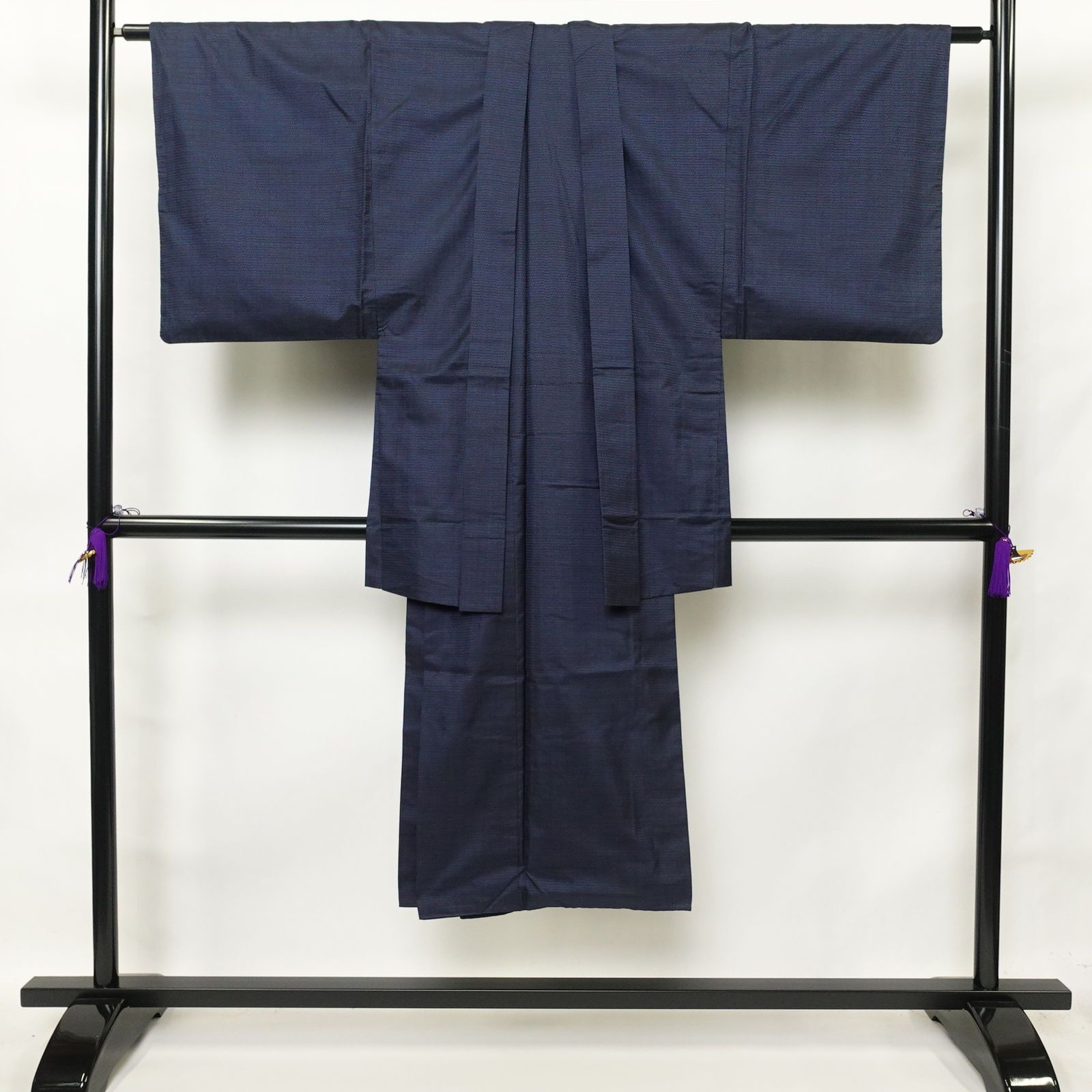 中古 男性用 紬着物 アンサンブル 着物 羽織 長襦袢 3点セット セット 