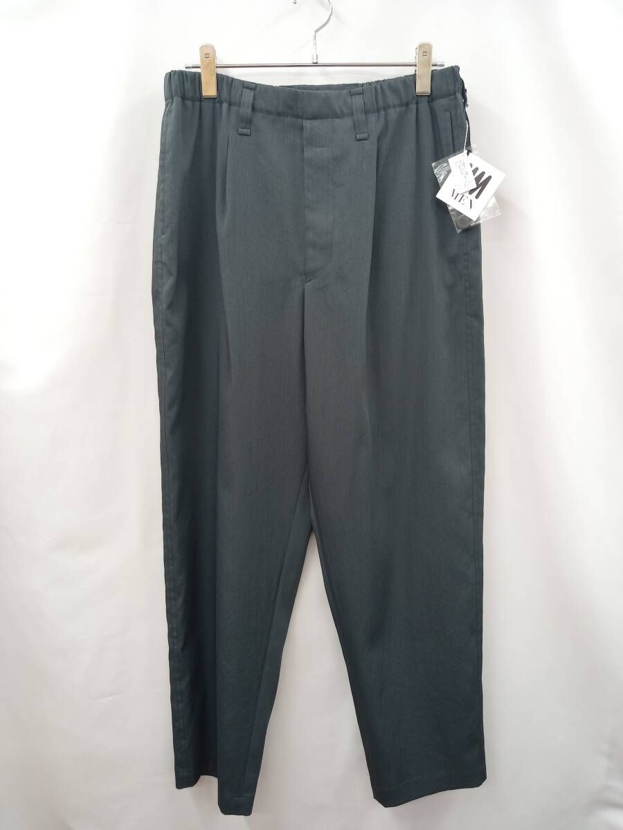 IM MEN ISSEY MIYAKE イッセイミヤケ タックパンツ LA13FF005 ロングパンツ 薄手 ウエスト総ゴム 3 グレー 通年