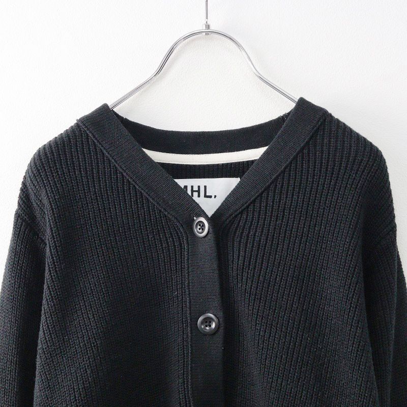 RＪ3939 様MHL. マーガレットハウエル コットンリネン Vネックカーデ エムエイチエル マーガレットハウエル MHL. MARGARET HOWELL