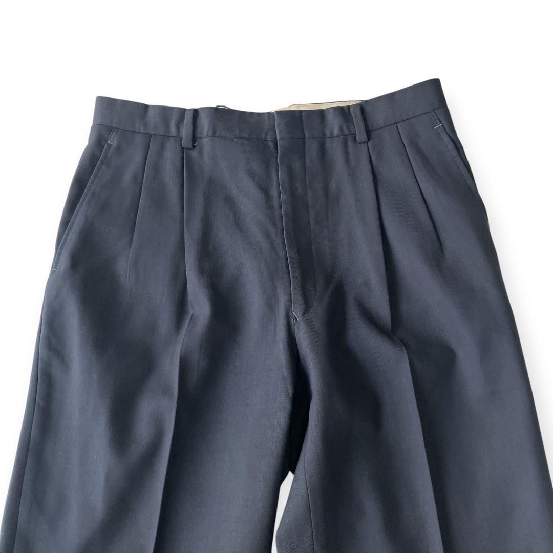 バレンシアガ BALENCIAGA メンズ スラックス パンツ 紺 M〜L