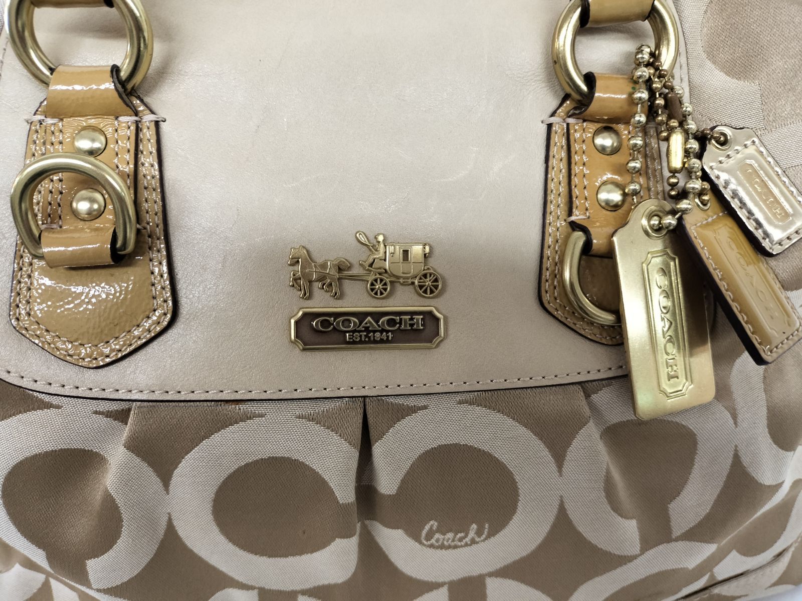 COACH コーチ マディソンオプアート 12943 2WAY バッグ ショルダー