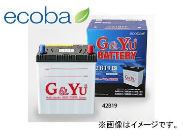 G＆Yu Battery カーバッテリー ecoba（エコバ） ECB-60B24L