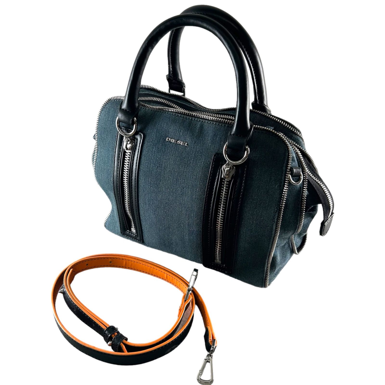 デニム ハンドバッグ フリンジデザイン DIESEL ディーゼル