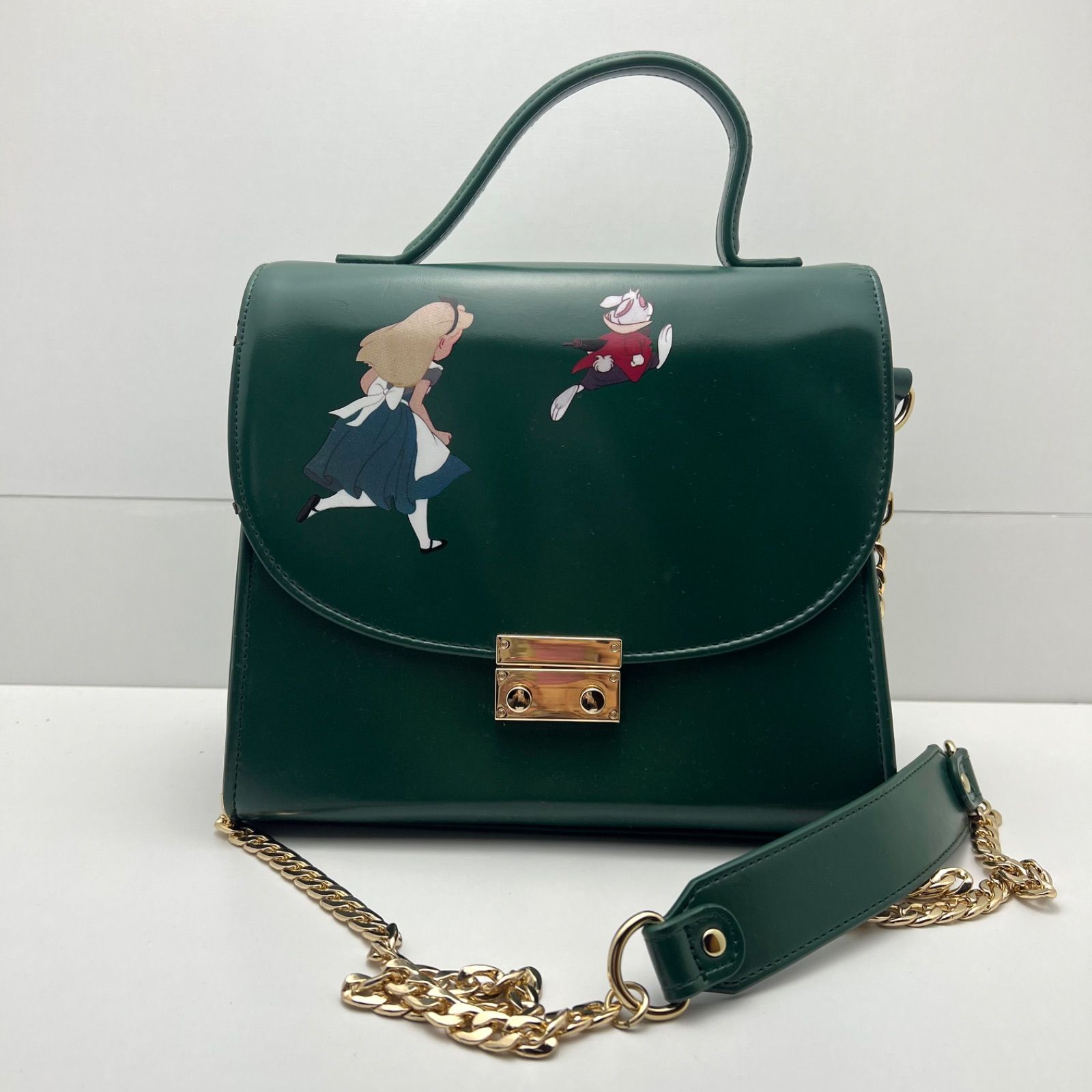 【アトリエピエロ】『Alice in wonderland』がま口バッグ Alice in Wonderland' Collection by Accommode at Disney Store