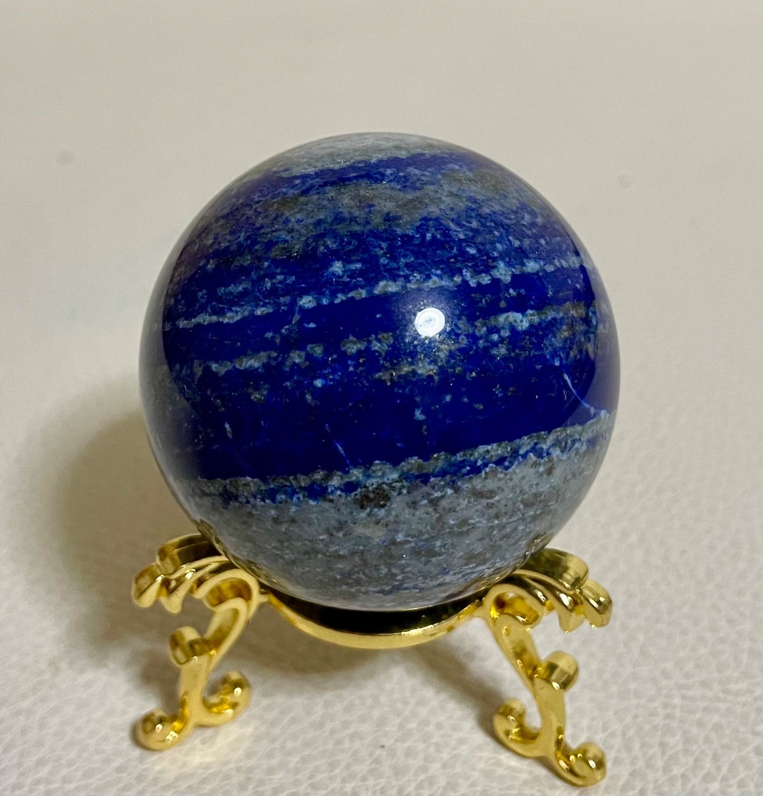 ラピスラズリ 青金石 丸玉 スフィア 天然石 玉サイズ約5cm