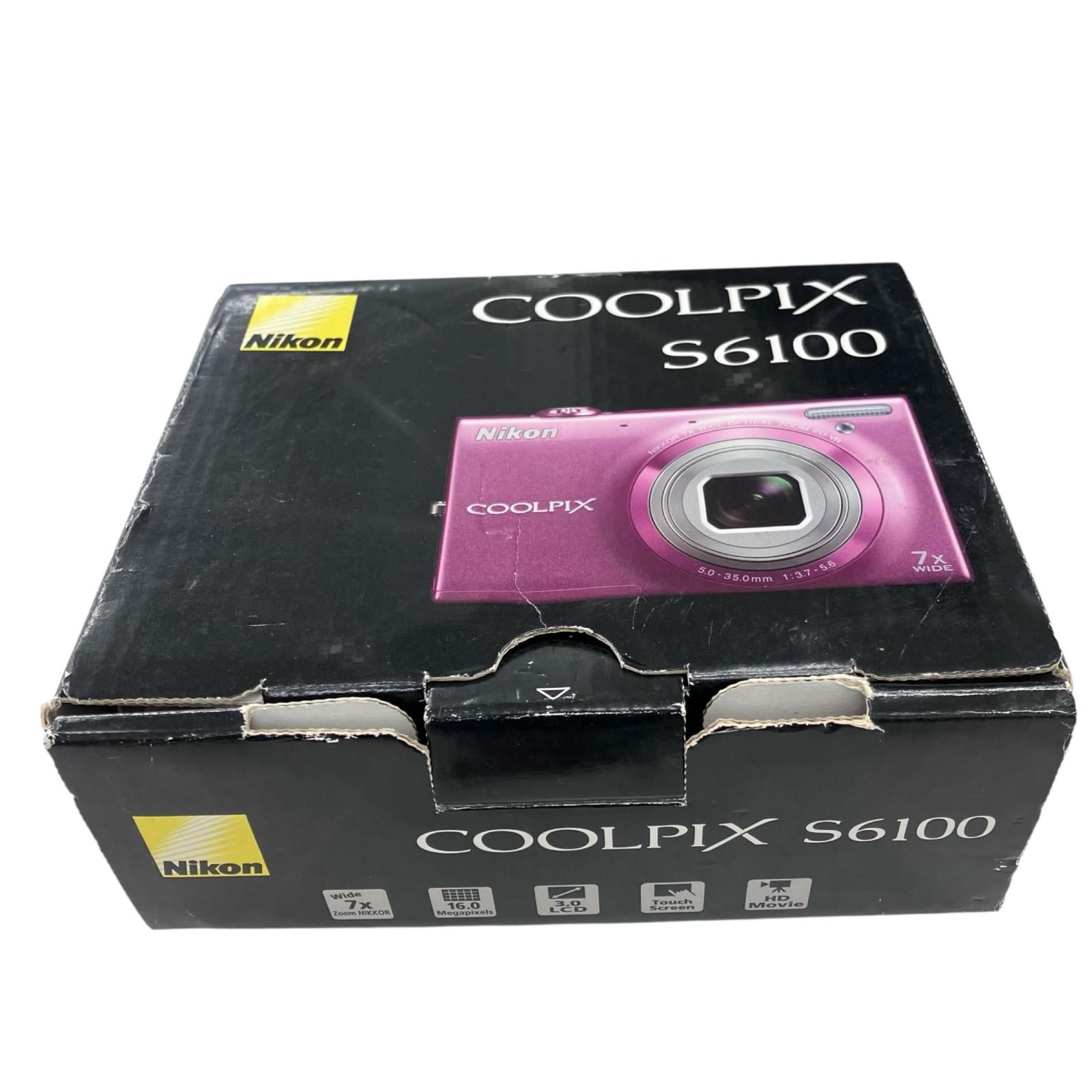 カメラ 186000 動作未確認 Nikon ニコン デジタルカメラ S6100 7Xwide 