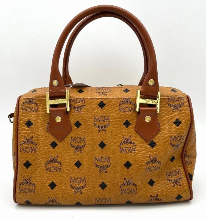 美品✨MCM　2way バッグ　ロゴ　ゴールド金具　ヴィセトス　PVC 黒 楽天市場】【バッグ】MCM エムシーエム トート ヴィセトス