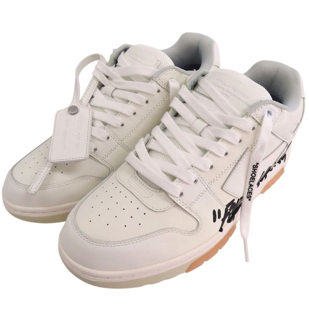 美品 オフホワイト VIRGIL ABLOH スニーカー OUT OF OFFICE FOR