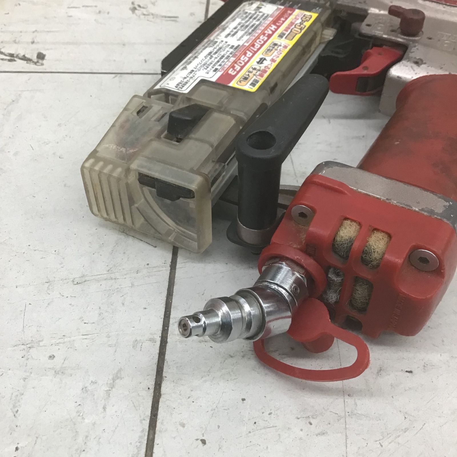 【SFU】MAX HA-50P1 P50F3 高圧ピンネイラ【中古動作品 】 中古品】 マックス(MAX) 高圧ピンネイラ HA-50P1/P50F3 タッカー 釘
