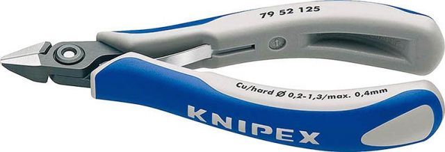 クニペックス KNIPEX 精密エレクトロニクスニッパー125mmテーパーヘッド7952-125