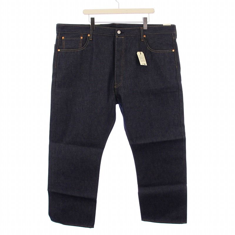 リーバイス Levis PReMIUM JOURNAL STANDARD 501 Selvedge RIGID セルビッチリジッド デニムパンツ ジーンズ ボタンフライ W44 L28 紺 ネイビー 25030610000710 |BB