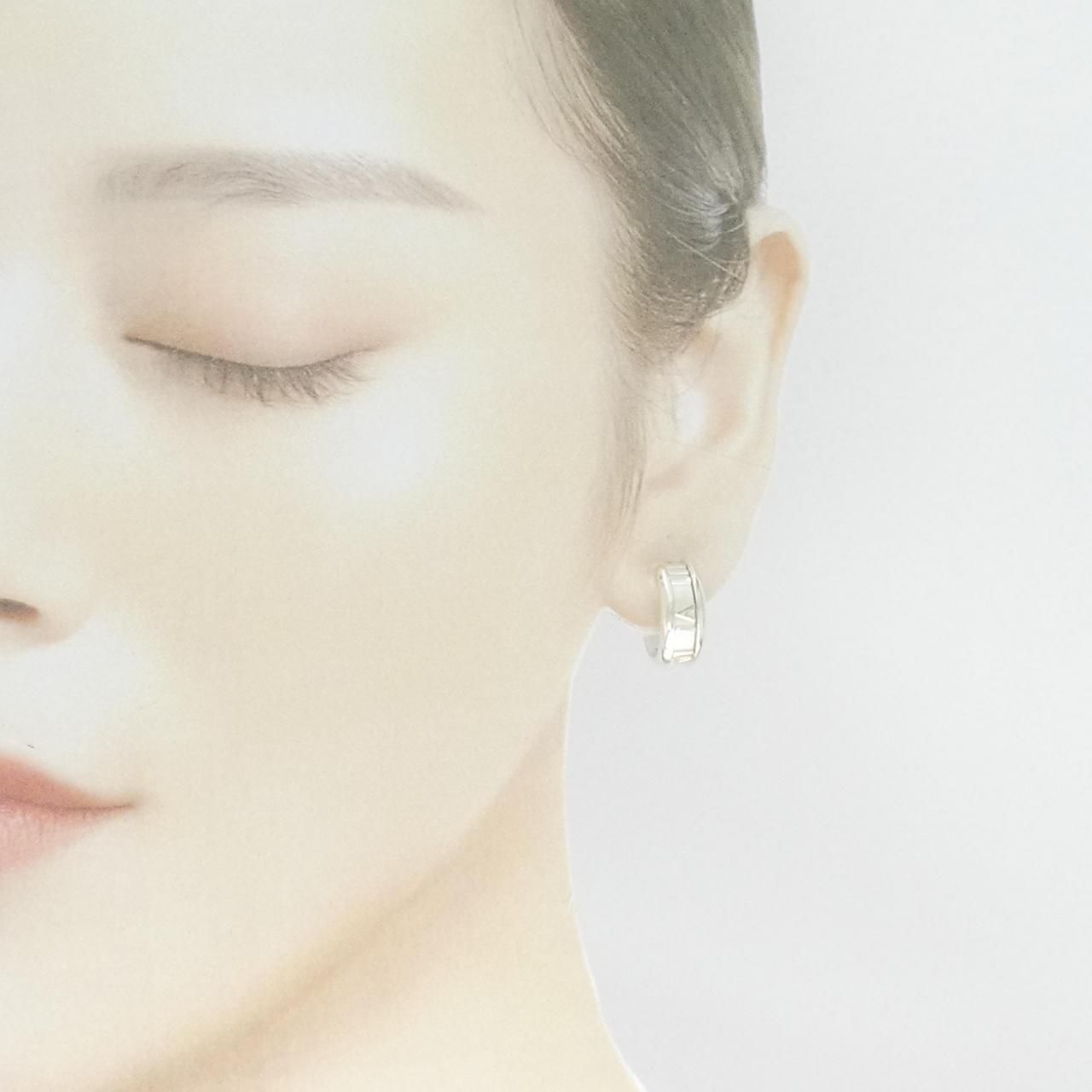 ティファニー アトラス シルバー ピアス 極美品 ティファニー アトラス