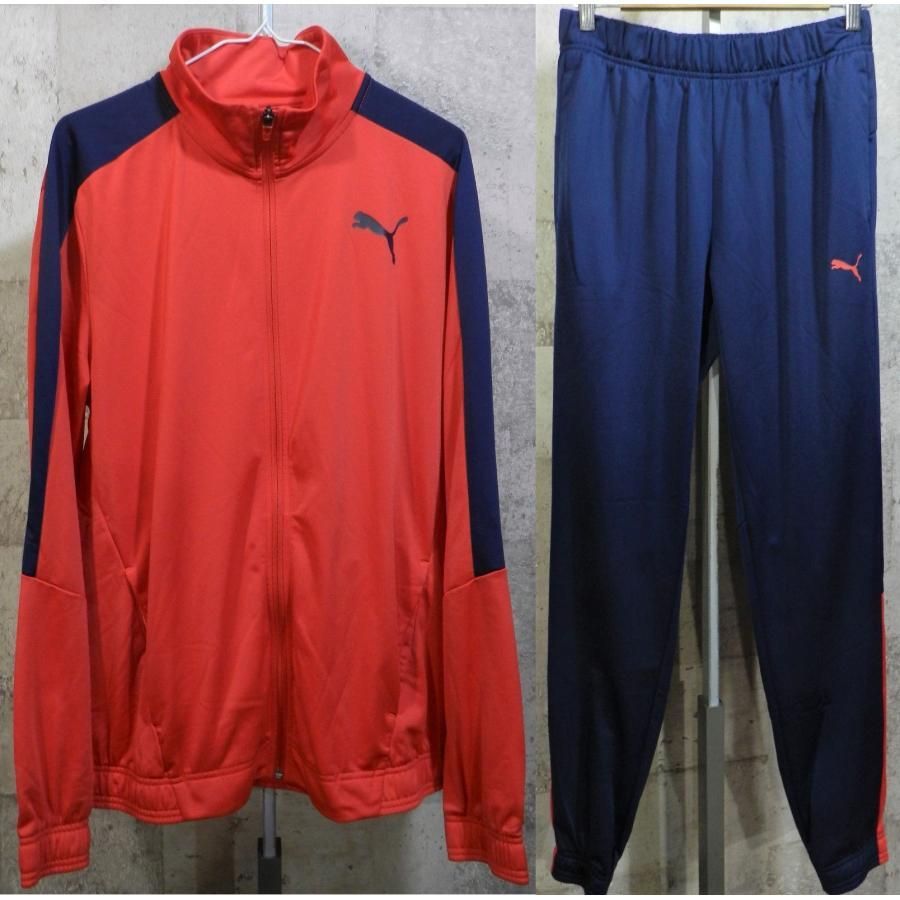 美品 プーマ ジャージ 上下セットアップ 赤紺 M メンズ PUMA - メルカリ