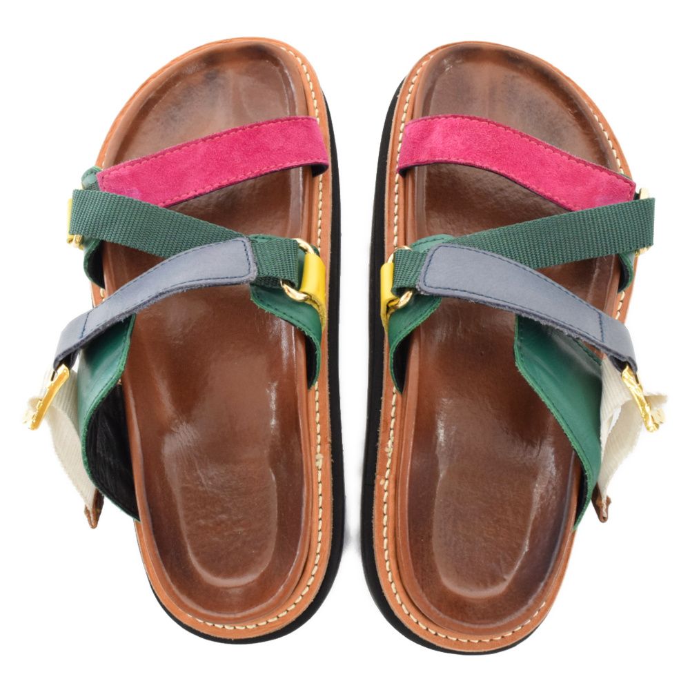 sacai】Hybrid Belt Sandals ハイブリッドベルトサンダル - サンダル