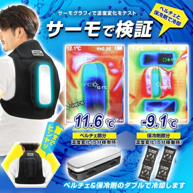 BRAIN ブレイン アイスバック ペルチェ アイスベスト BR-730 KANDAIZUMI_COM