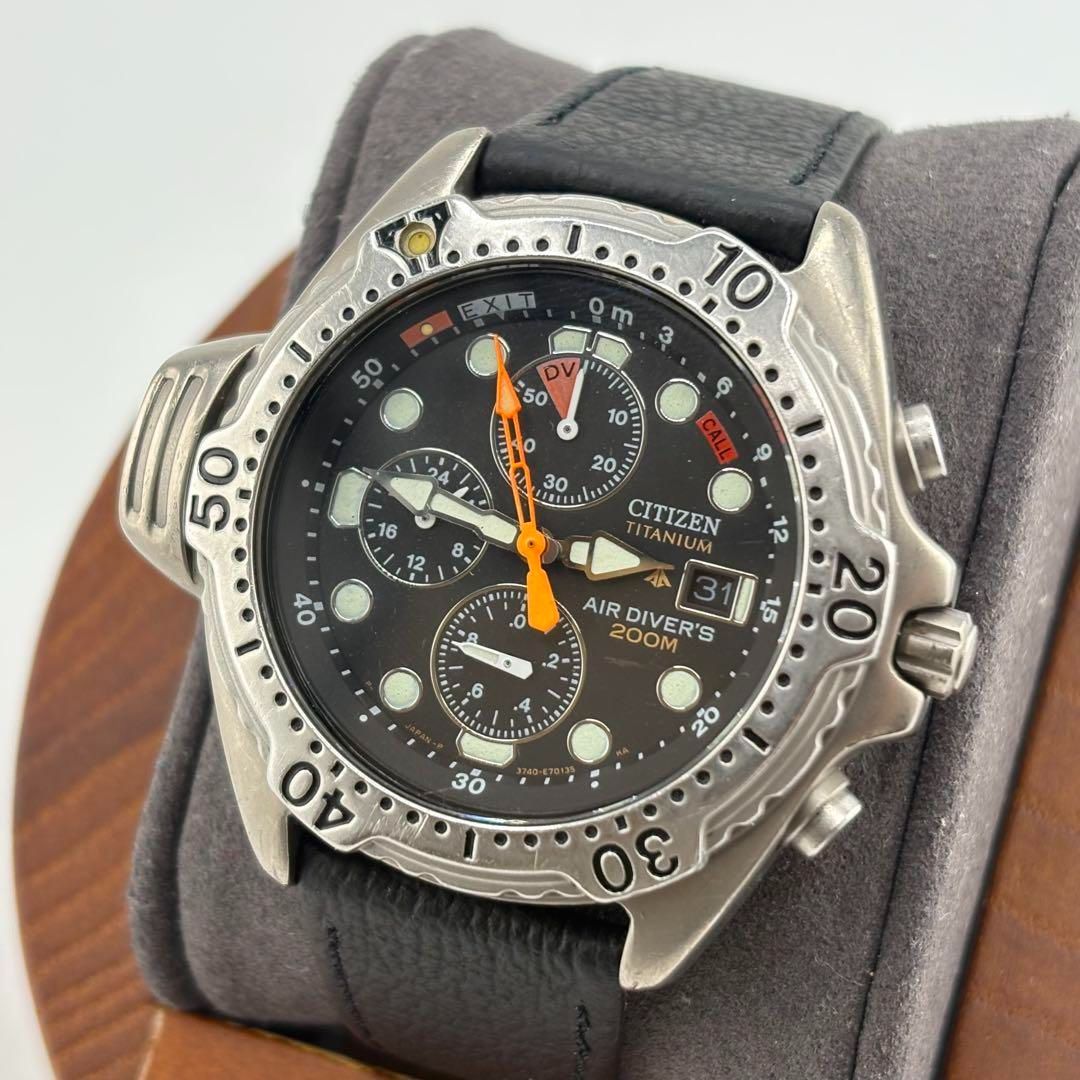動作未確認　シチズン　プロマスター　3740-E70065 チタン　エアダイバー 動作未確認 シチズン プロマスター 3740-E70065 チタン エアダイバー
