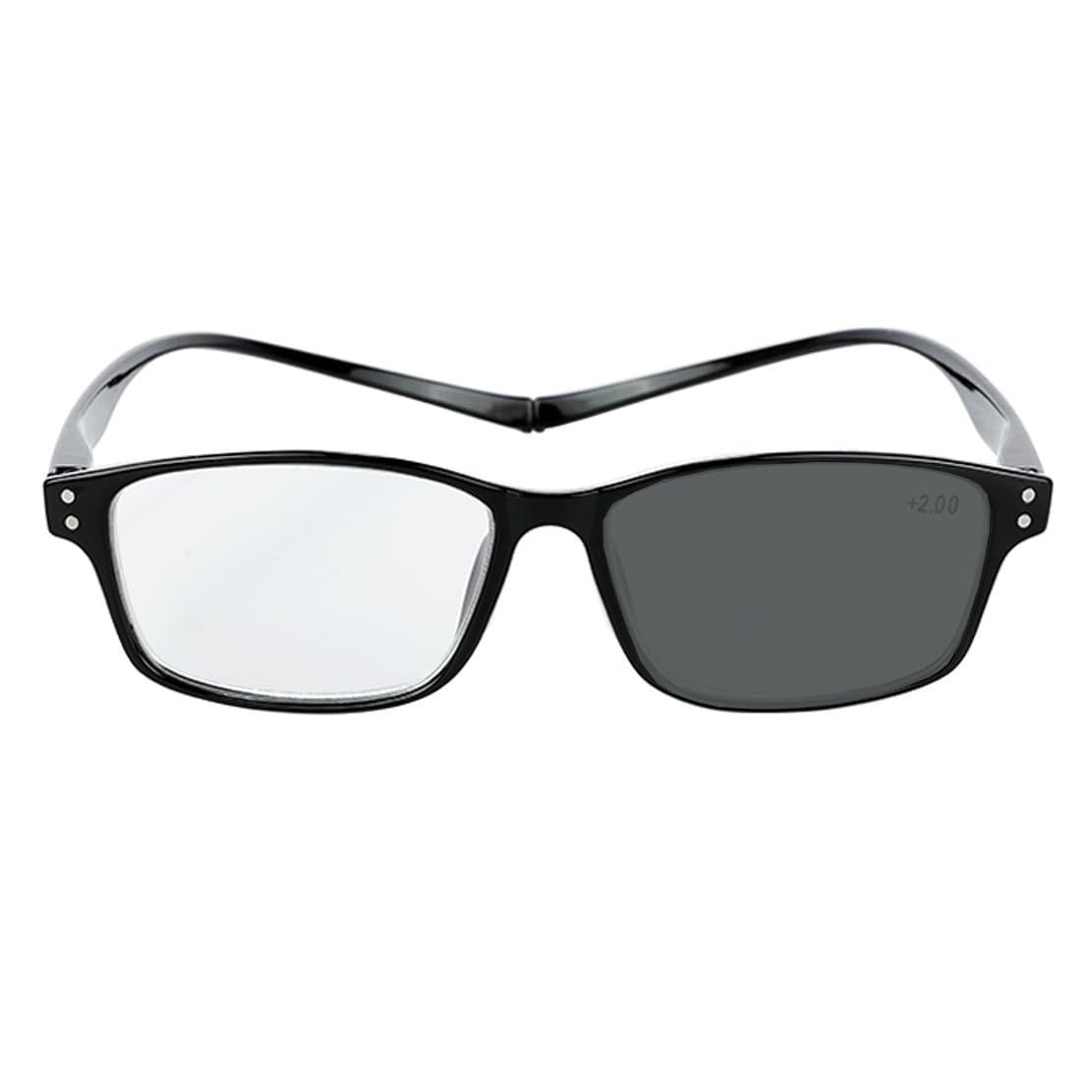 SALE，格安 [TRIFUTORO] 首掛け老眼鏡 遠近両用 累進多焦点 調光 変色